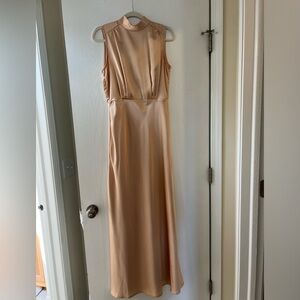 LULUS champagne dress